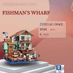 ZHEGAO 00421 Creator Expert Fishman's Wharf