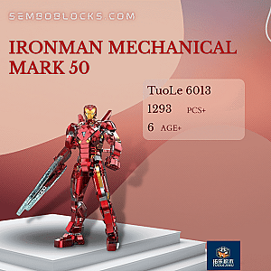 TUOLE 6013 Creator Expert IRONMAN Mechanical Mark 50