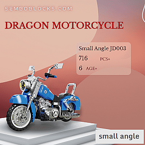 Small Angle JD003 Creator Expert Dragon Motorcycle