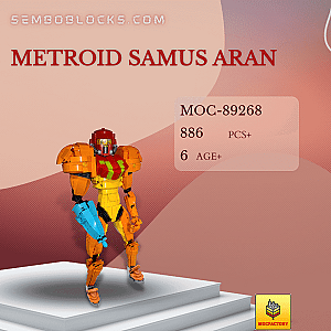 MOC Factory 89268 Movies and Games Metroid Samus Aran