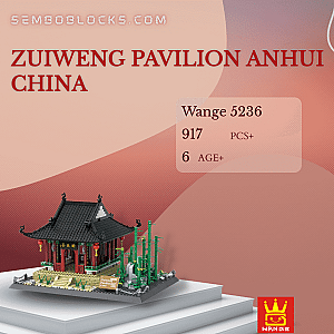 WANGE 5236 Modular Building Zuiweng Pavilion Anhui China