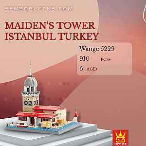 WANGE 5229 Modular Building Maiden's Tower Istanbul Turkey