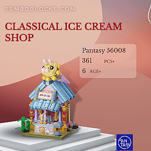 Pantasy 56008 Creator Expert Classical Ice Cream Shop