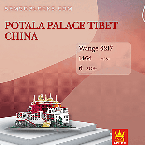 WANGE 6217 Modular Building Potala Palace Tibet China