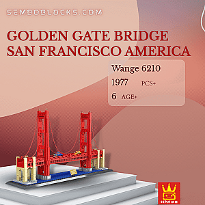 WANGE 6210 Modular Building Golden Gate Bridge San Francisco America