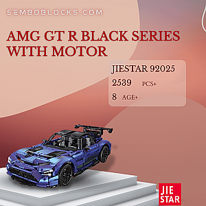 JIESTAR 92025 Technician AMG GT R Black Series With Motor