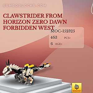 MOC Factory 152325 Movies and Games Clawstrider from Horizon Zero Dawn Forbidden West
