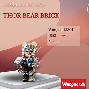 Wangao 188011 Creator Expert Thor Bear Brick