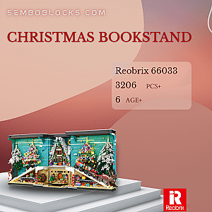 REOBRIX 66033 Creator Expert Christmas Bookstand