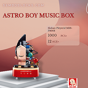 Sluban M38-P8008 Modular Building Astro Boy Music Box