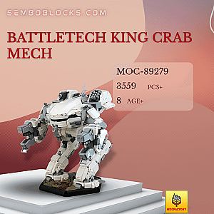 MOC Factory 89279 Movies and Games BattleTech King Crab Mech