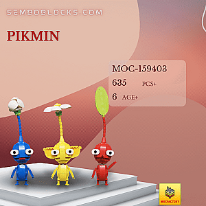 MOC Factory 159403 Movies and Games Pikmin