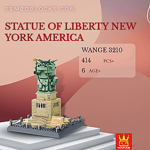 WANGE 3210 Modular Building Statue of Liberty New York America