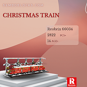 REOBRIX 66034 Creator Expert Christmas Train