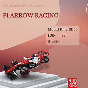 MOULD KING 13151 Technician F1 Arrow Racing