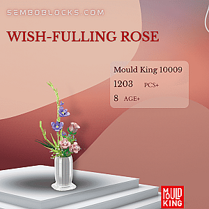 MOULD KING 10009 Creator Expert Wish-fulling Rose
