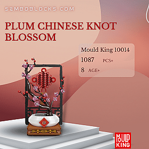 MOULD KING 10014 Creator Expert Plum Chinese Knot Blossom