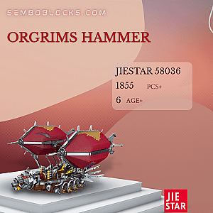 JIESTAR 58036 Movies and Games Orgrims Hammer