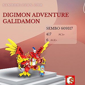 SEMBO 609317 Creator Expert Digimon Adventure Galidamon