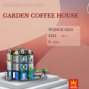 WANGE 6310 Modular Building Garden Coffee House
