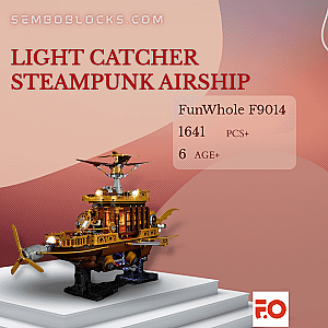 FunWhole F9014 Creator Expert Light Catcher Steampunk Airship