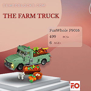 FunWhole F9016 Creator Expert The Farm Truck