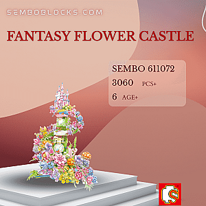 SEMBO 611072 Creator Expert Fantasy Flower Castle