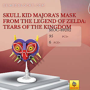 MOC Factory 89282 Creator Expert Skull Kid Majora's Mask from The Legend of Zelda: Tears of the Kingdom