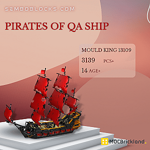 MOCBRICKLAND 13109 Creator Expert Pirates of QA Ship