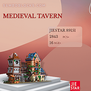 JIESTAR 89151 Creator Expert Medieval Tavern