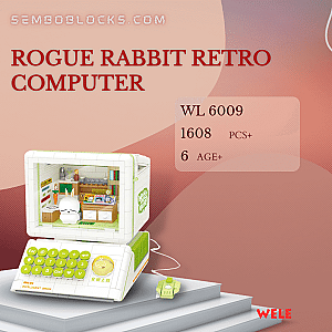 Wele 6009 Creator Expert Rogue Rabbit Retro Computer