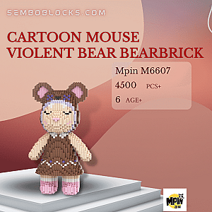 MPIN M6607 Creator Expert Cartoon Mouse Violent Bear Bearbrick