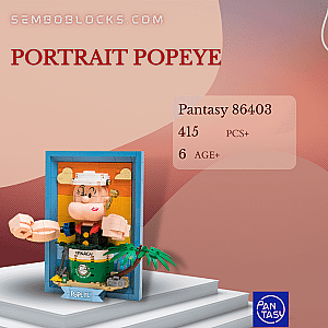 Pantasy 86403 Creator Expert PORTRAIT POPEYE