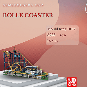 MOULD KING 11012 Technician Rolle Coaster