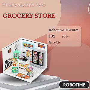 Robotime DW002 Creator Expert Grocery Store