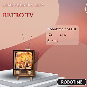 Robotime AMT01 Creator Expert Retro TV