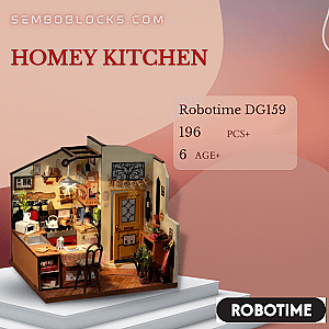 Robotime DG159 Creator Expert Homey Kitchen