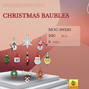 MOC Factory 89320 Creator Expert Christmas Baubles