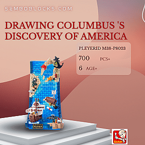 Pleyerid M38-P8023 Creator Expert Drawing Columbus 's Discovery of America