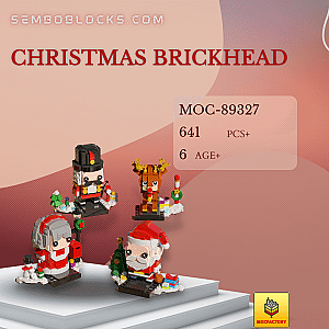 MOC Factory 89327 Creator Expert Christmas Brickhead