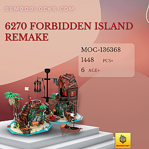 MOC Factory 136368 Creator Expert 6270 Forbidden Island Remake