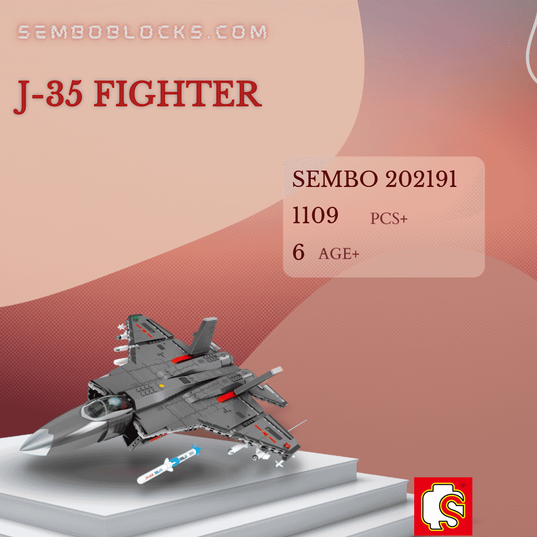SEMBO 202191 Military J-35 FIGHTER | SEMBO Blocks Shop 