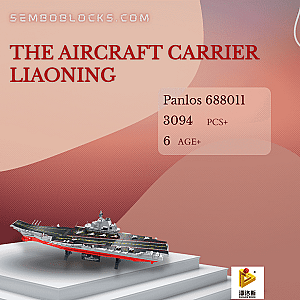 PANLOSBRICK 688011 Military The Aircraft Carrier Liaoning