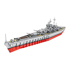 PANLOSBRICK 637004 Military Admiral-Class Ironclad