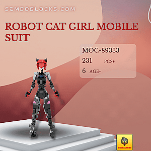 MOC Factory 89333 Creator Expert Robot Cat Girl Mobile Suit