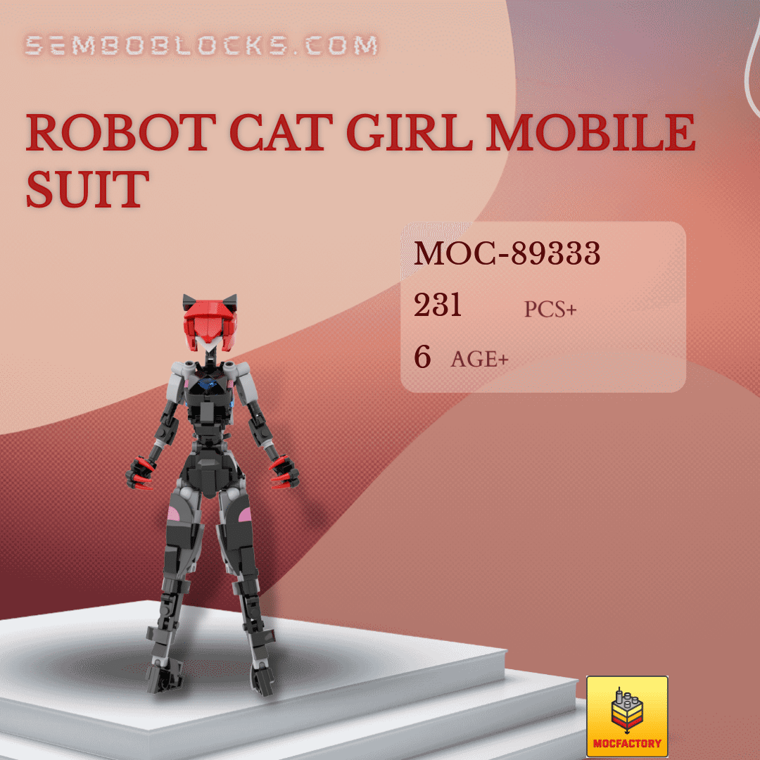 MOC Factory 89333 Creator Expert Robot Cat Girl Mobile Suit | SEMBO ...