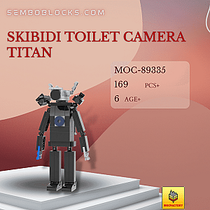 MOC Factory 89335 Movies and Games Skibidi Toilet Camera Titan