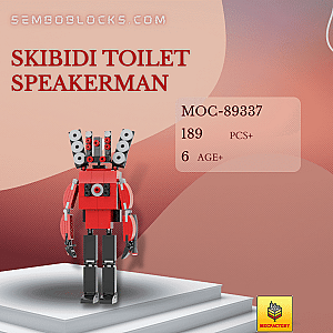 MOC Factory 89337 Movies and Games Skibidi Toilet Speakerman