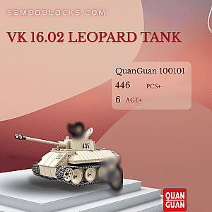 QUANGUAN 100101 Military VK 16.02 Leopard Tank