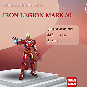 QUANGUAN 789 Creator Expert Iron Legion Mark 50